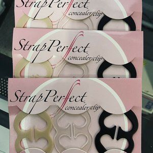 Strap Perfect Bra Concealer Clip Set of 9 [3 packs of 3 clips each = 9 total]